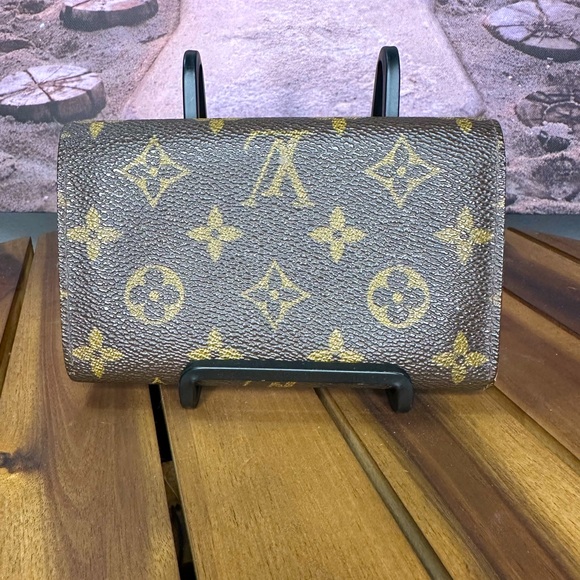 Louis Vuitton Vintage Porte Monnaie Billets Tresor Wallet Authentic - Picture 2 of 13